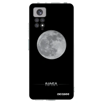 Picasee Xiaomi Redmi Note 11 Hülle - Transparentes Silikon - Moon Minimal