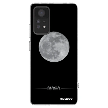 Picasee Xiaomi Redmi Note 11 Pro Hülle - Transparentes Silikon - Moon Minimal