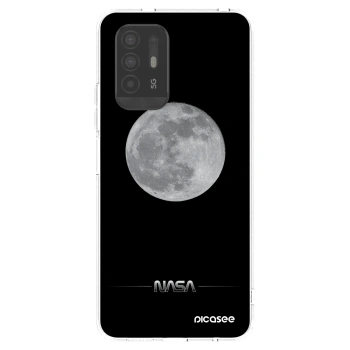 Picasee OPPO A94 5G Hülle - Transparentes Silikon - Moon Minimal
