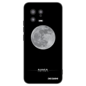 Picasee Xiaomi 13 Hülle - Schwarzes Silikon - Moon Minimal