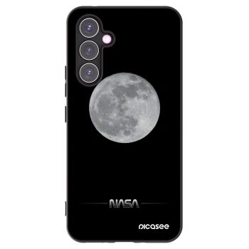 Picasee Samsung Galaxy A54 5G A546B Hülle - Schwarzes Silikon - Moon Minimal