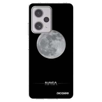 Picasee Xiaomi Redmi Note 12 Pro+ 5G Hülle - Transparentes Silikon - Moon Minimal