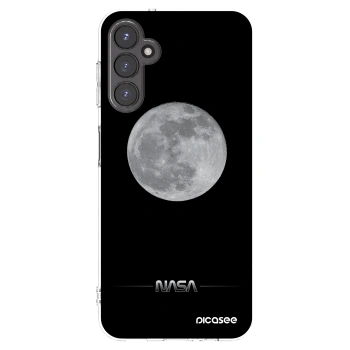 Picasee Samsung Galaxy A14 5G A146P Hülle - Transparentes Silikon - Moon Minimal