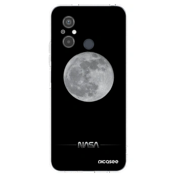 Picasee Xiaomi Redmi 12C Hülle - Transparentes Silikon - Moon Minimal