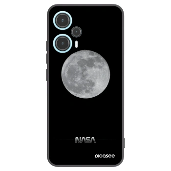 Picasee Xiaomi Poco F5 Hülle - Schwarzes Silikon - Moon Minimal
