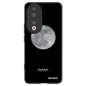 Picasee Honor 90 5G Hülle - Schwarzes Silikon - Moon Minimal