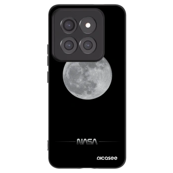Picasee Xiaomi 14 Pro Hülle - Schwarzes Silikon - Moon Minimal