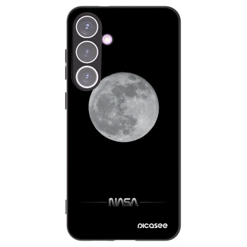 Picasee Samsung Galaxy S24+ S926B 5G Hülle - Schwarzes Silikon - Moon Minimal