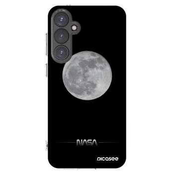 Picasee Samsung Galaxy S23 FE S711B Hülle - Transparentes Silikon - Moon Minimal
