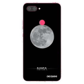 Picasee Xiaomi Mi 8 Lite Hülle - Transparentes Silikon - Moon Minimal