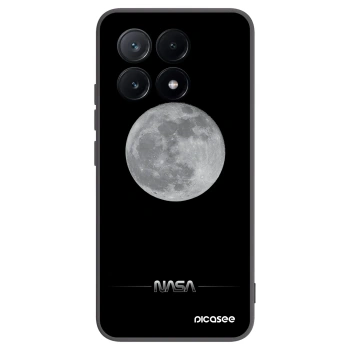 Picasee Xiaomi Poco X6 Pro Hülle - Schwarzes Silikon - Moon Minimal