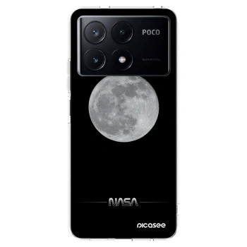 Picasee Xiaomi Poco X6 Pro Hülle - Transparentes Silikon - Moon Minimal