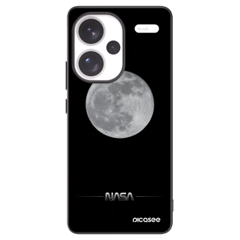 Picasee Xiaomi Redmi Note 13 Pro+ 5G Hülle - Schwarzes Silikon - Moon Minimal