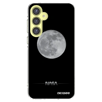 Picasee Samsung Galaxy A35 5G A356B Hülle - Transparentes Silikon - Moon Minimal