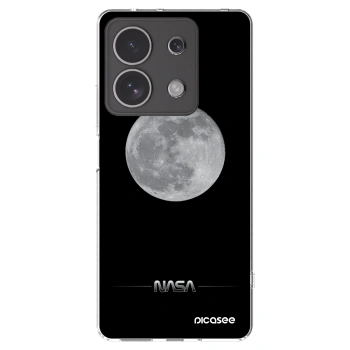 Picasee Xiaomi Redmi Note 13 4G Hülle - Transparentes Silikon - Moon Minimal