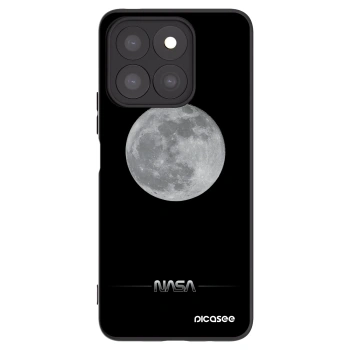Picasee Honor X8b Hülle - Schwarzes Silikon - Moon Minimal