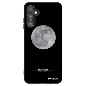 Picasee Samsung Galaxy A05s A057G Hülle - Schwarzes Silikon - Moon Minimal