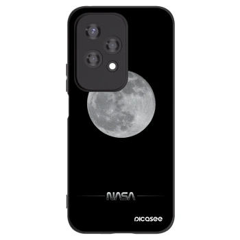 Picasee Honor 200 Lite Hülle - Schwarzes Silikon - Moon Minimal