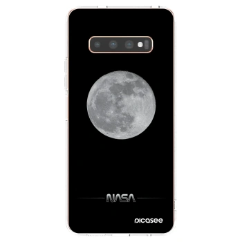 Picasee Samsung Galaxy S10 Plus G975 Hülle - Transparentes Silikon - Moon Minimal