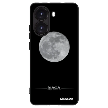 Picasee Xiaomi Poco X7 Pro 5G Hülle - Schwarzes Silikon - Moon Minimal