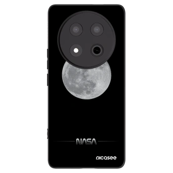 Picasee Honor Magic7 Lite 5G Hülle - Schwarzes Silikon - Moon Minimal
