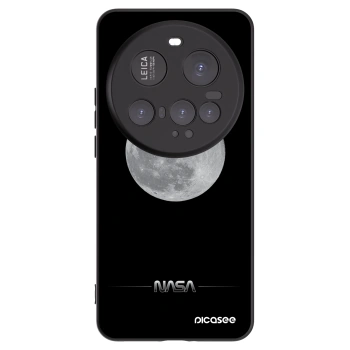 Picasee Xiaomi 15 Ultra Hülle - Schwarzes Silikon - Moon Minimal