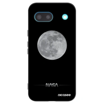 Picasee Google Pixel 8a Hülle - Schwarzes Silikon - Moon Minimal