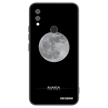Picasee Xiaomi Redmi Note 7 Hülle - Schwarzes Silikon - Moon Minimal