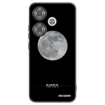 Picasee Xiaomi Poco F6 Hülle - Schwarzes Silikon - Moon Minimal