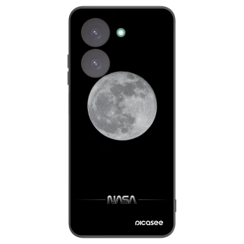 Picasee Xiaomi Redmi A5 Hülle - Schwarzes Silikon - Moon Minimal