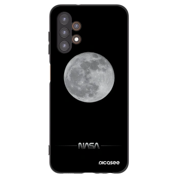 Picasee Samsung Galaxy A13 5G Hülle - Schwarzes Silikon - Moon Minimal
