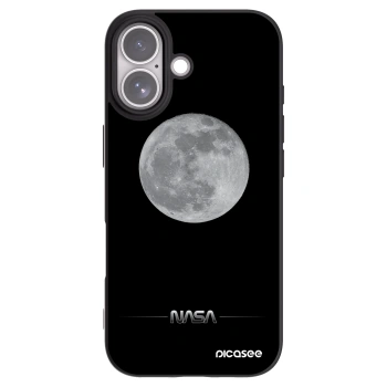 Picasee Apple iPhone 17 Hülle - Schwarzes Silikon - Moon Minimal