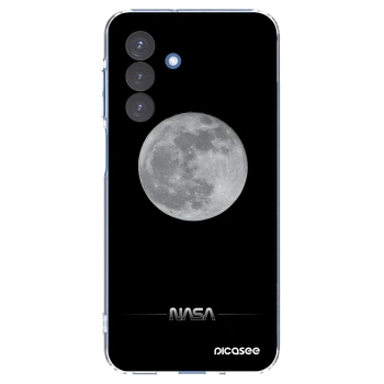 Picasee Samsung Galaxy A17 5G Hülle - Transparentes Silikon - Moon Minimal