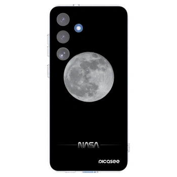Picasee Samsung Galaxy S25 FE 5G Hülle - Transparentes Silikon - Moon Minimal