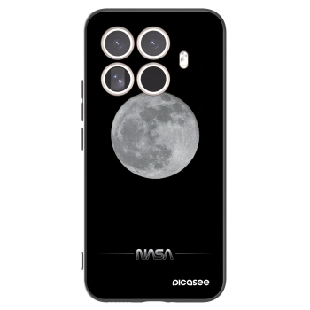 Picasee Xiaomi 15T Pro Hülle - Schwarzes Silikon - Moon Minimal