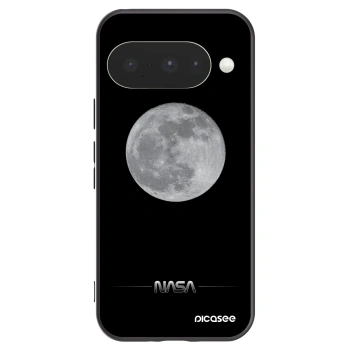 Picasee Google Pixel 10 Hülle - Schwarzes Silikon - Moon Minimal