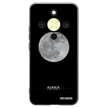 Picasee Honor Magic8 Lite 5G Hülle - Schwarzes Silikon - Moon Minimal
