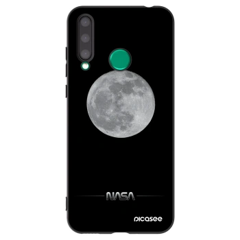 Picasee Honor 20 Lite Hülle - Schwarzes Silikon - Moon Minimal