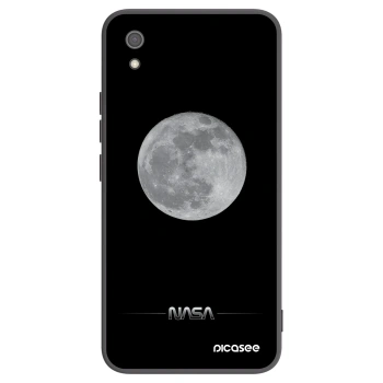 Picasee Xiaomi Redmi 7A Hülle - Schwarzes Silikon - Moon Minimal