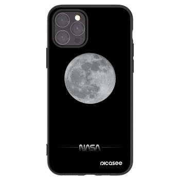 Picasee Apple iPhone 11 Pro Hülle - Schwarzes Silikon - Moon Minimal