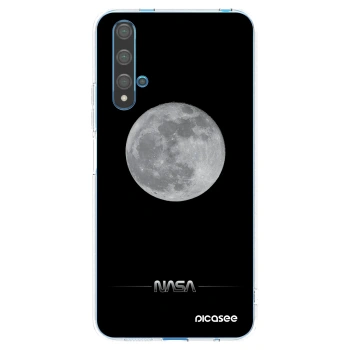 Picasee Huawei Nova 5T Hülle - Transparentes Silikon - Moon Minimal