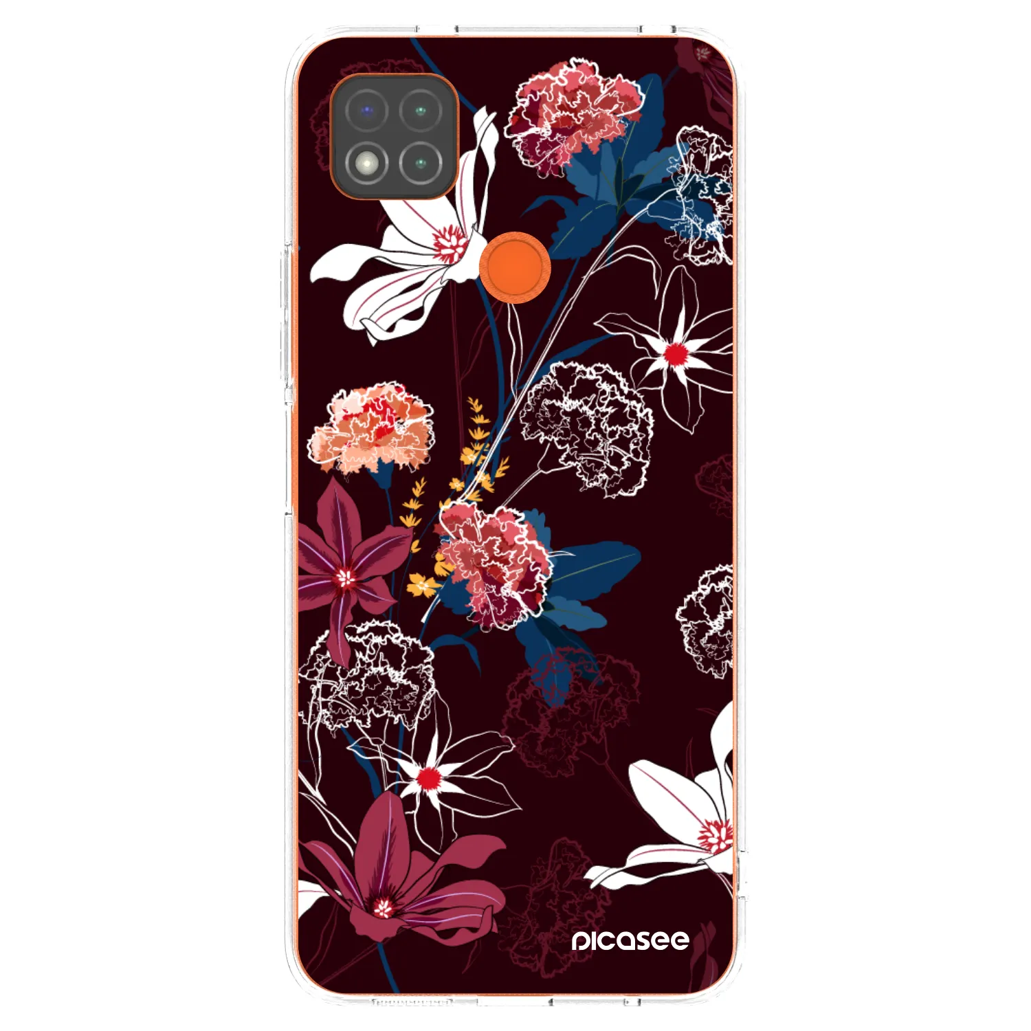 Picasee Xiaomi Redmi 9C Hülle - Transparentes Silikon - Dark Meadow