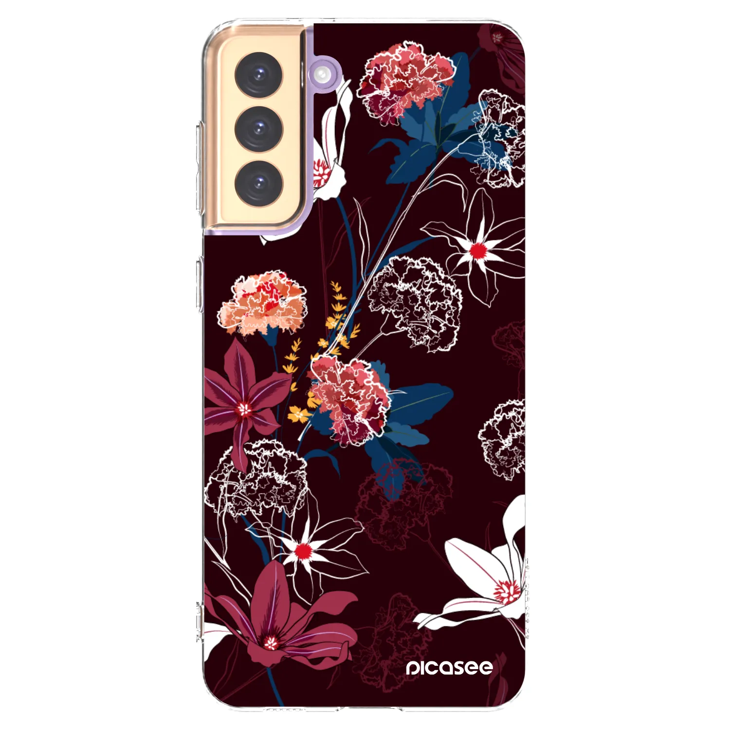 Picasee Samsung Galaxy S21+ 5G G996F Hülle - Transparentes Silikon - Dark Meadow