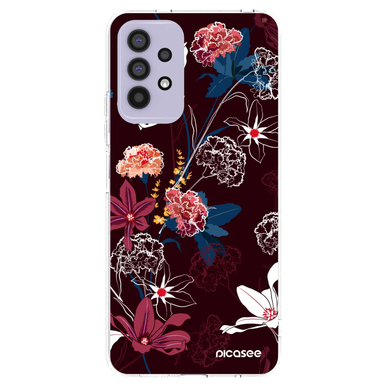 Picasee Samsung Galaxy A32 4G SM-A325F Hülle - Transparentes Silikon - Dark Meadow