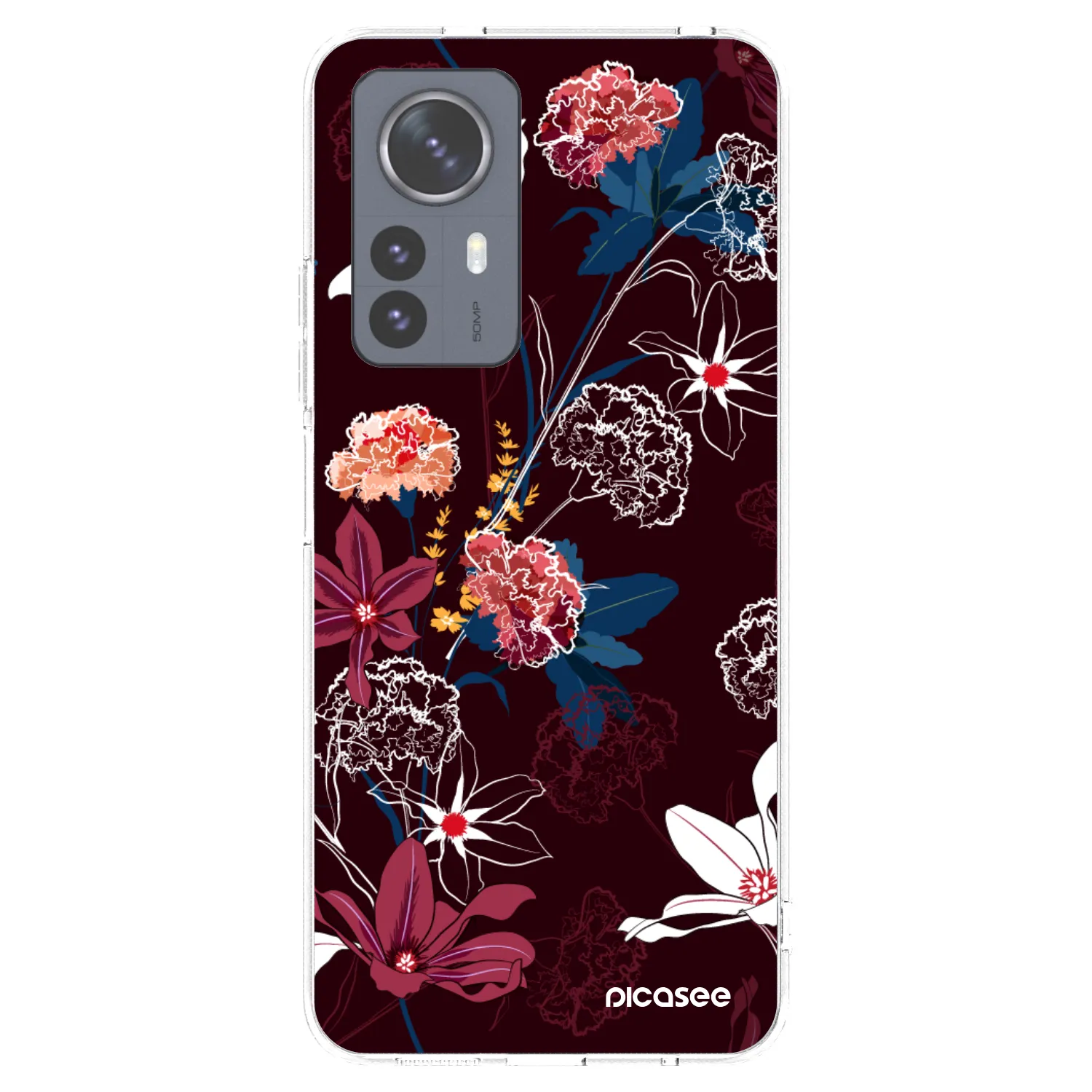 Picasee Xiaomi 12 Pro Hülle - Transparentes Silikon - Dark Meadow