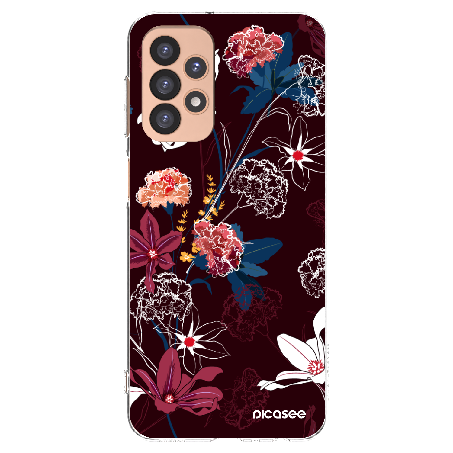 Picasee Samsung Galaxy A23 A236B 5G Hülle - Transparentes Silikon - Dark Meadow