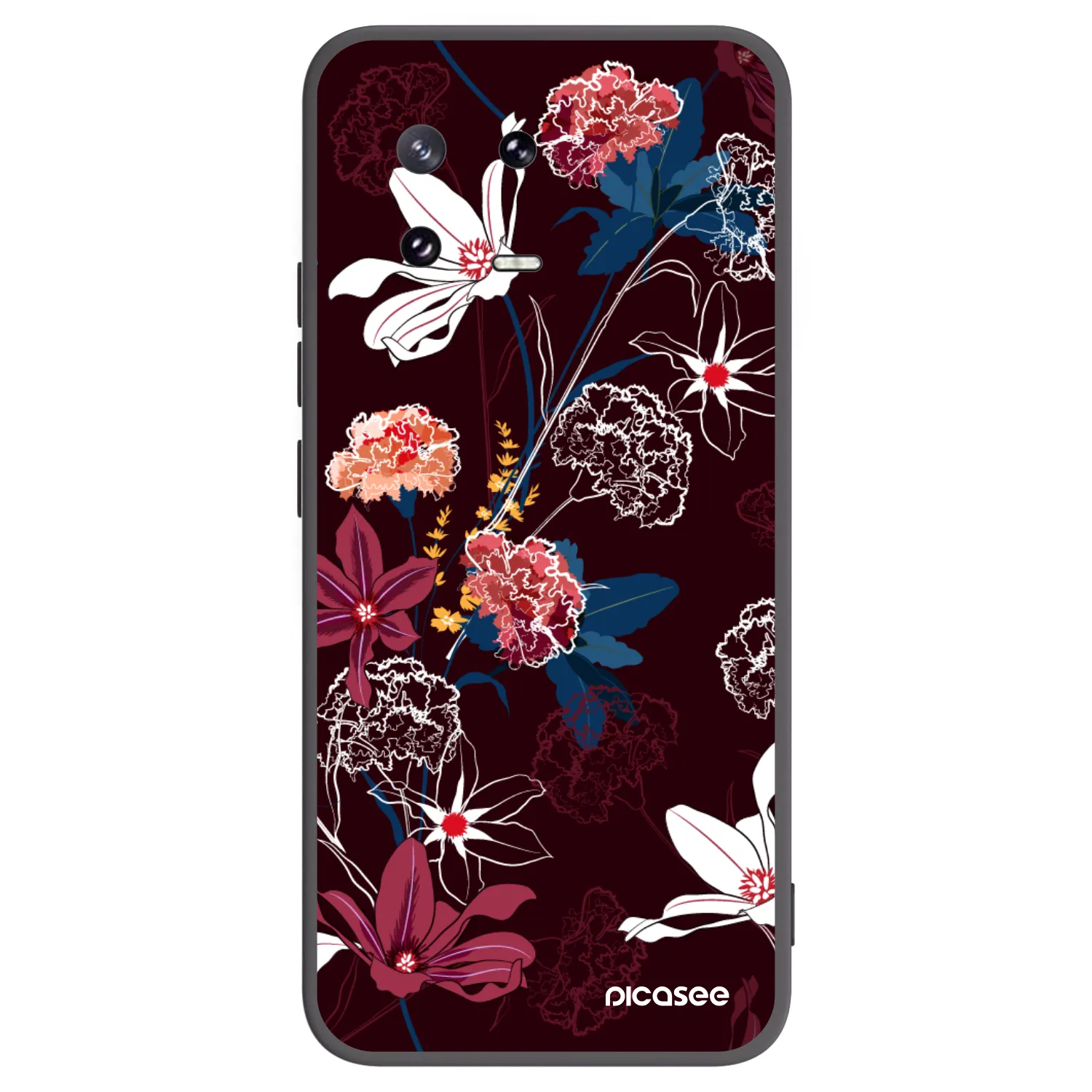 Picasee Xiaomi 13 Pro Hülle - Schwarzes Silikon - Dark Meadow