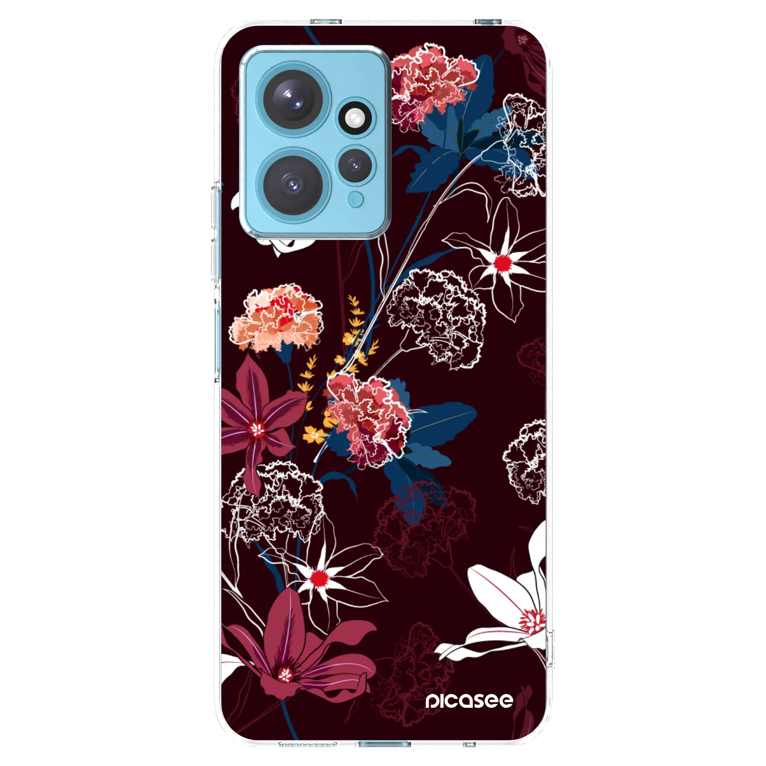 Picasee Xiaomi Redmi Note 12 4G Hülle - Transparentes Silikon - Dark Meadow