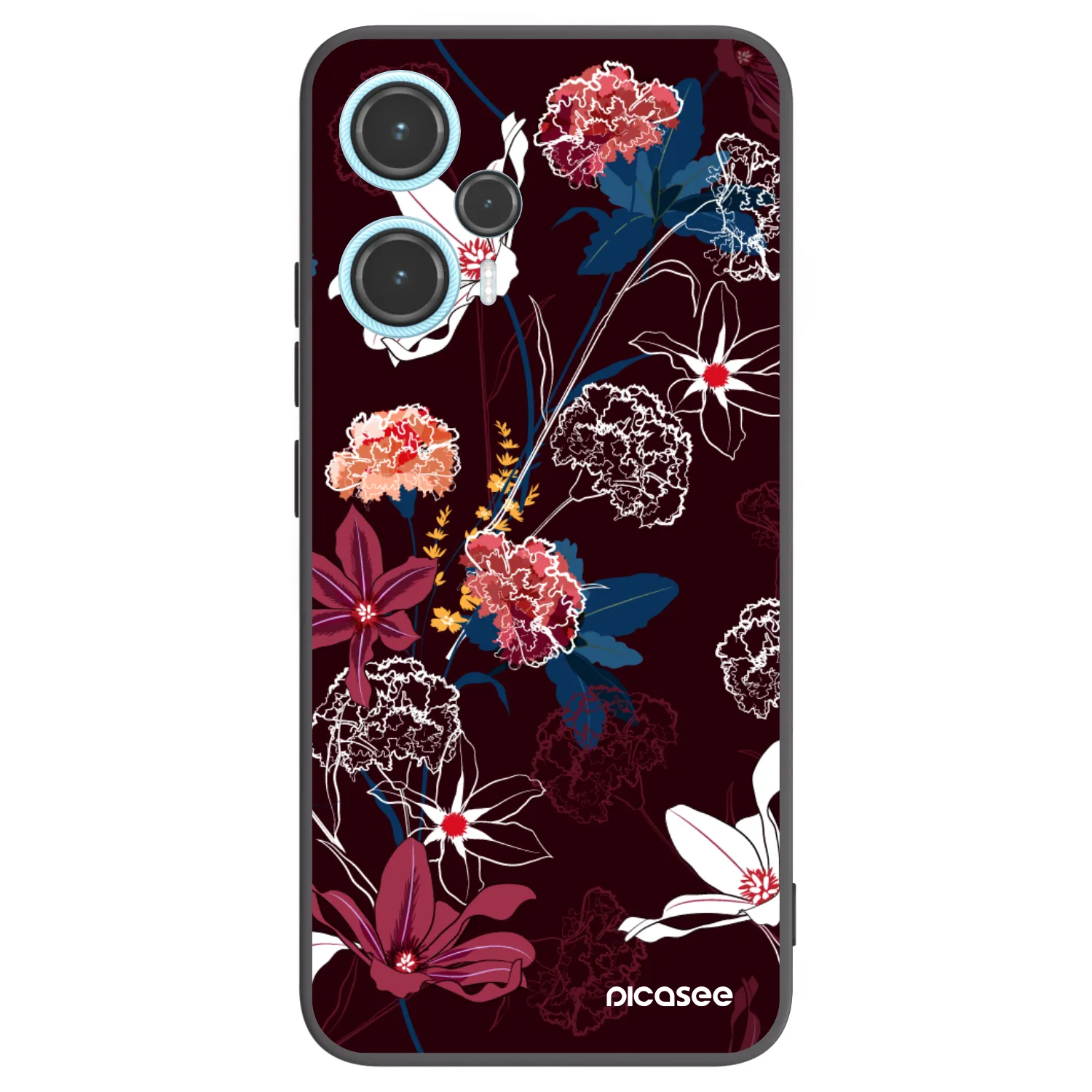 Picasee Xiaomi Poco F5 Hülle - Schwarzes Silikon - Dark Meadow