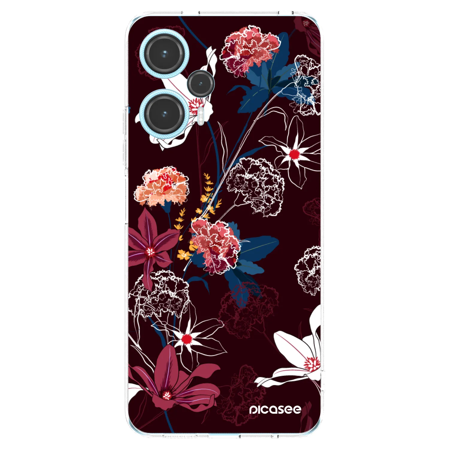 Picasee Xiaomi Poco F5 Hülle - Transparentes Silikon - Dark Meadow